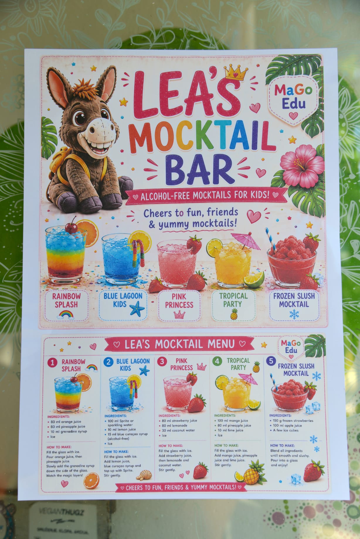 Plakat za Lea's Mocktail Bar